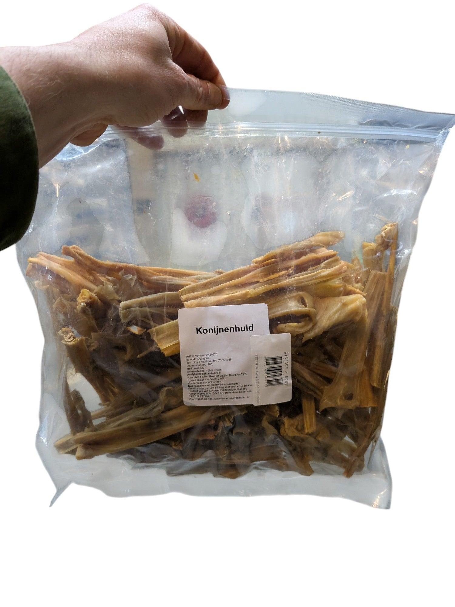 Petsnack Sliced Rabbit Skin