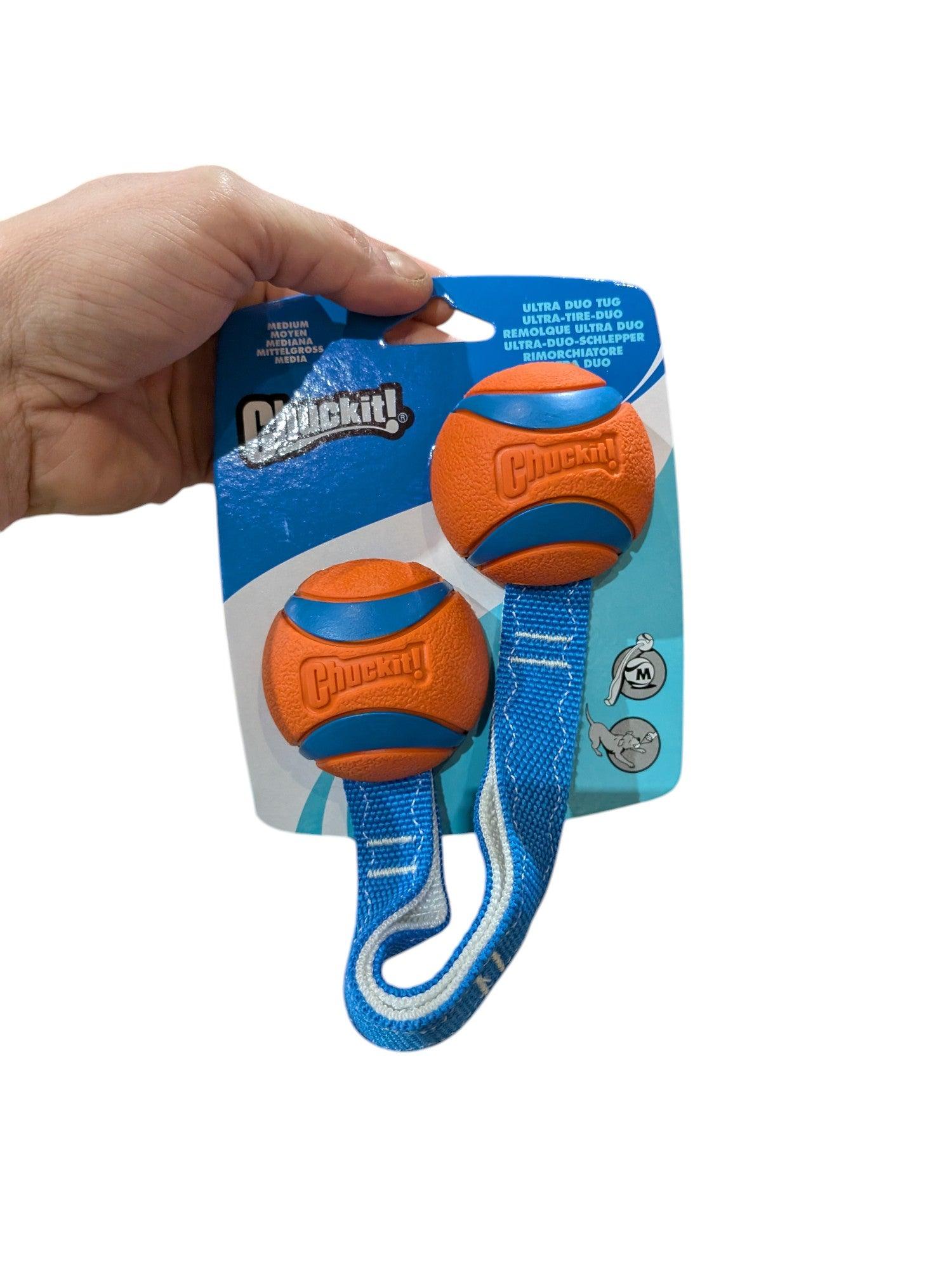 Chuckit Ultra Duo Tug – Durable Pull Toy with Balls