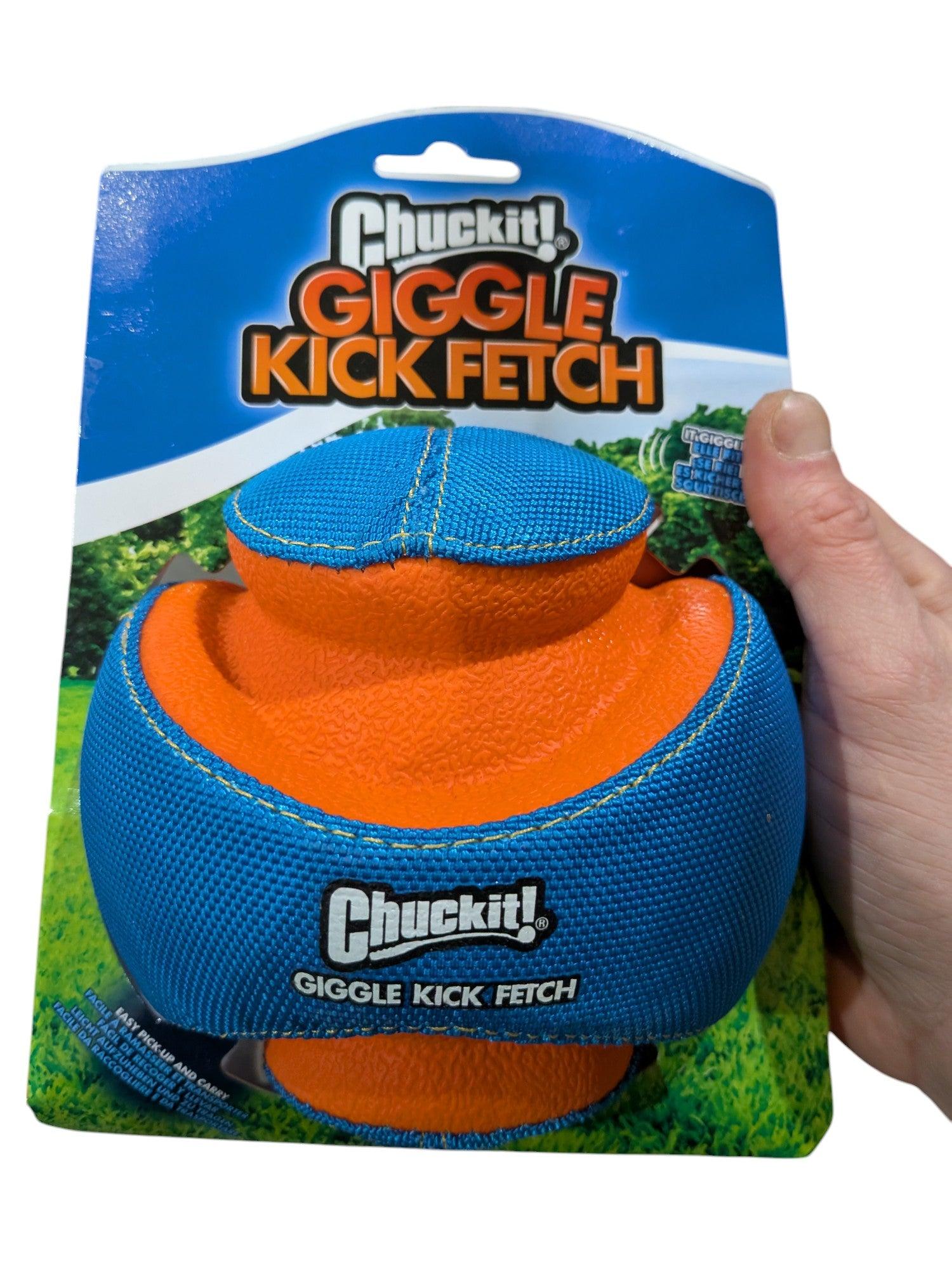 Chuckit Giggle Kick Fetch - unique ball with fun "giggle" sound - Image 1