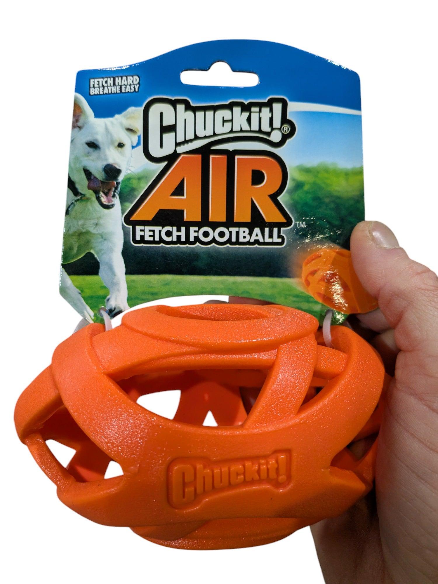 Chuckit Breathe Right Football – innovative dog toy