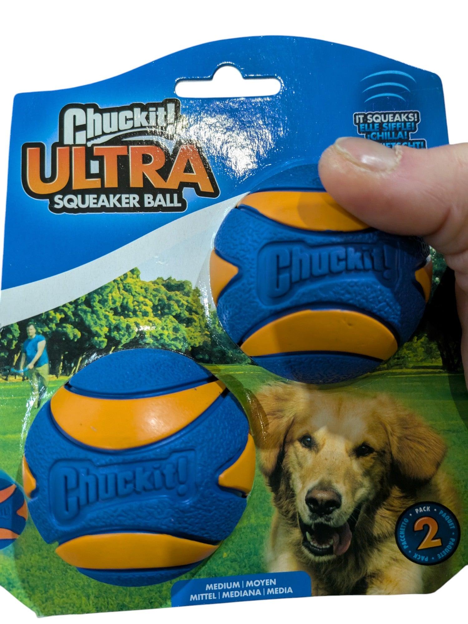 Chuckit Ultra Squeaker Ball - Nearly indestructible ball with squeaker - Various sizes - Image 2
