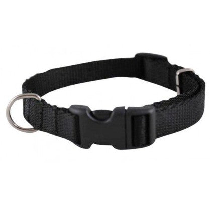CHABA Obroża taśma regulowana 16mm x 40cm czarna - Image 1