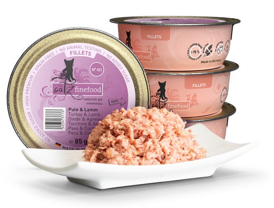 Catz Finefood Filety N.411 Indyk/Jagnięcina tacka 85g - Image 2