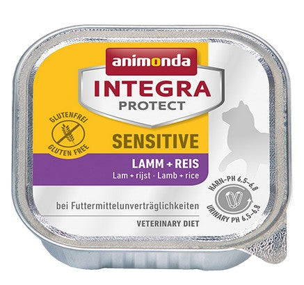 Animonda Integra Protect Sensitive dla kota – z jagnięciną i ryżem tacka 100g