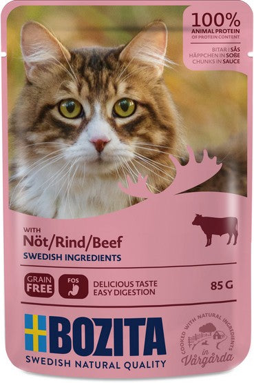 Bozita Cat Wołowina w sosie saszetka 85g - Image 1