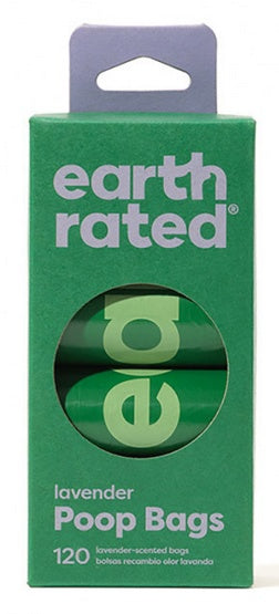 Earth Rated Woreczki ekologiczne do zbierania odchodów 8x15szt lawendowe - Image 2