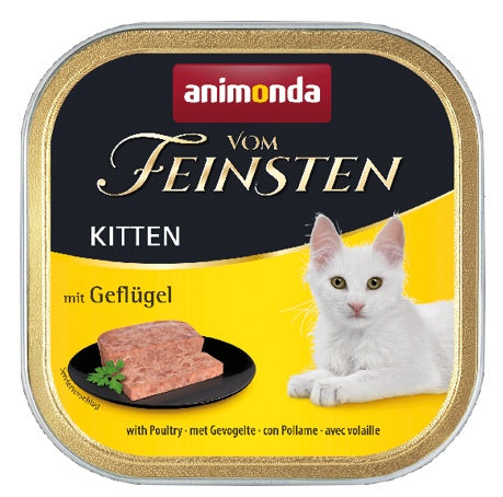 Animonda vom Feinsten Cat Kitten z Drobiem tacka 100g - Image 1