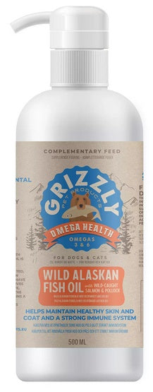 Grizzly Omega Health – olej z dzikiego łososia 500ml