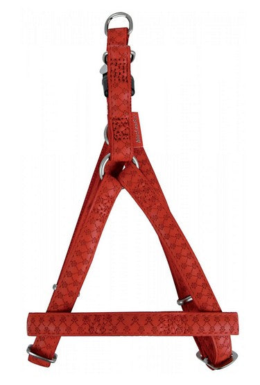 Zolux Szelki regulowane Mac Leather 10mm Czerwone [522050RO] - Image 1