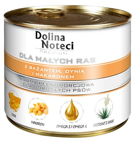 Dolina Noteci Premium Pies Mały Bażant, dynia i makaron puszka 185g - Image 2