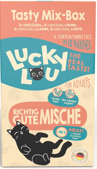 Lucky Lou Lifestage Adult Tasty Mix-Box saszetki 12x125g - Image 2