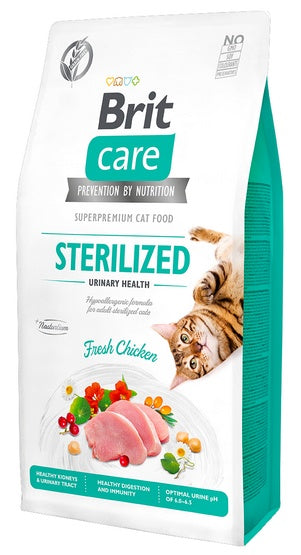 Brit Care Cat Grain Free Sterilized Urinary Health 2kg - Image 1