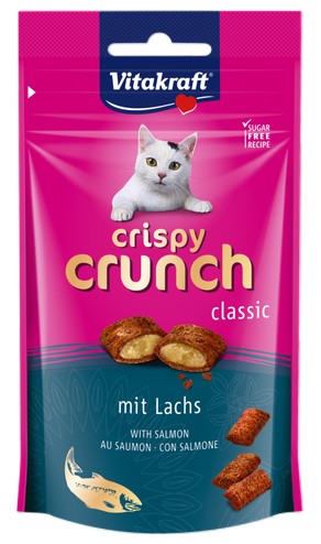 Vitakraft Cat Crispy Crunch łosoś 60g [2428815] - Image 1