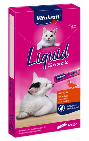 Vitakraft Cat Liquid-Snack z Kaczką 6x15g [23520] - Image 1