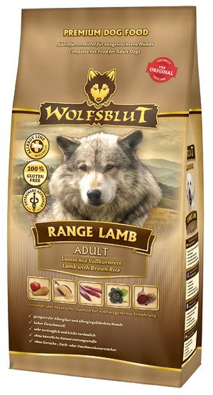 Wolfsblut Dog Range Lamb Adult - monobiałkowa jagnięcina z brązowym ryżem 12,5 kg - Image 1