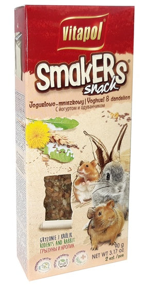 Vitapol Smakers dla gryzoni - jogurtowo-mniszkowy 2szt [1105] - Image 1