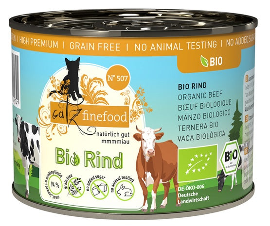 Catz Finefood Bio N.507 Wołowina puszka 200g - Image 1