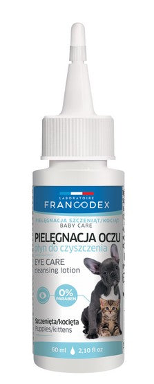 Francodex Płyn do oczu dla kociąt i szczeniąt 60ml [FR179137] - Image 2