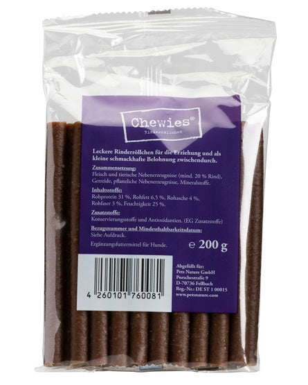 Chewies Rolls wołowina 200g - półwilgotne rolki do podziału - Image 2