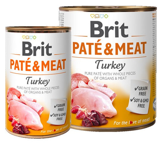 Brit Pate & Meat Dog Turkey puszka 800g - Image 2