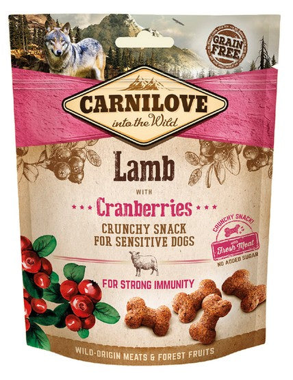 Carnilove Dog Snack Fresh Crunchy Lamb+Cranberries 200g - Image 1