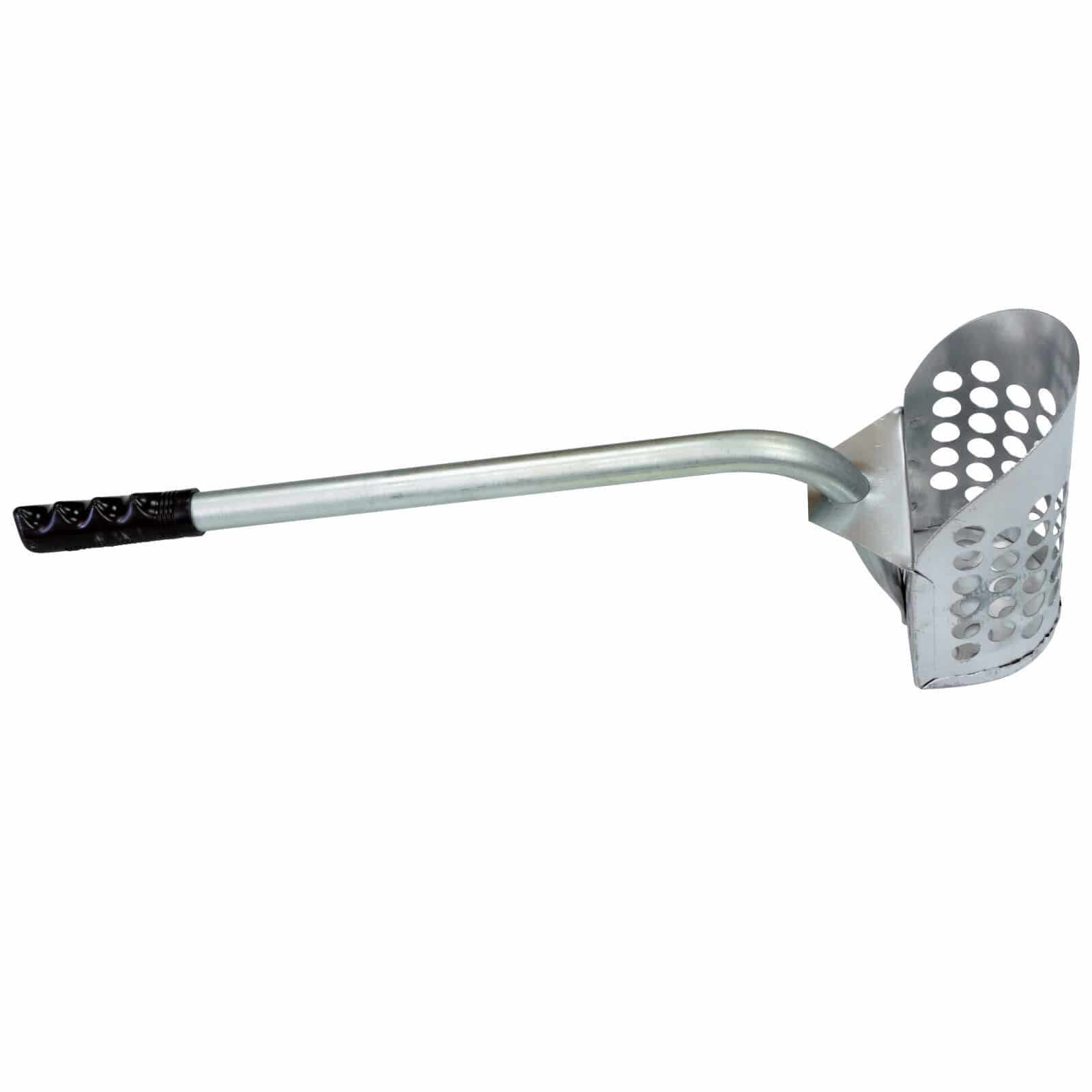 Galvanized welded 24” Long Beach Sand Scoop with Molded finger grips - Image 2