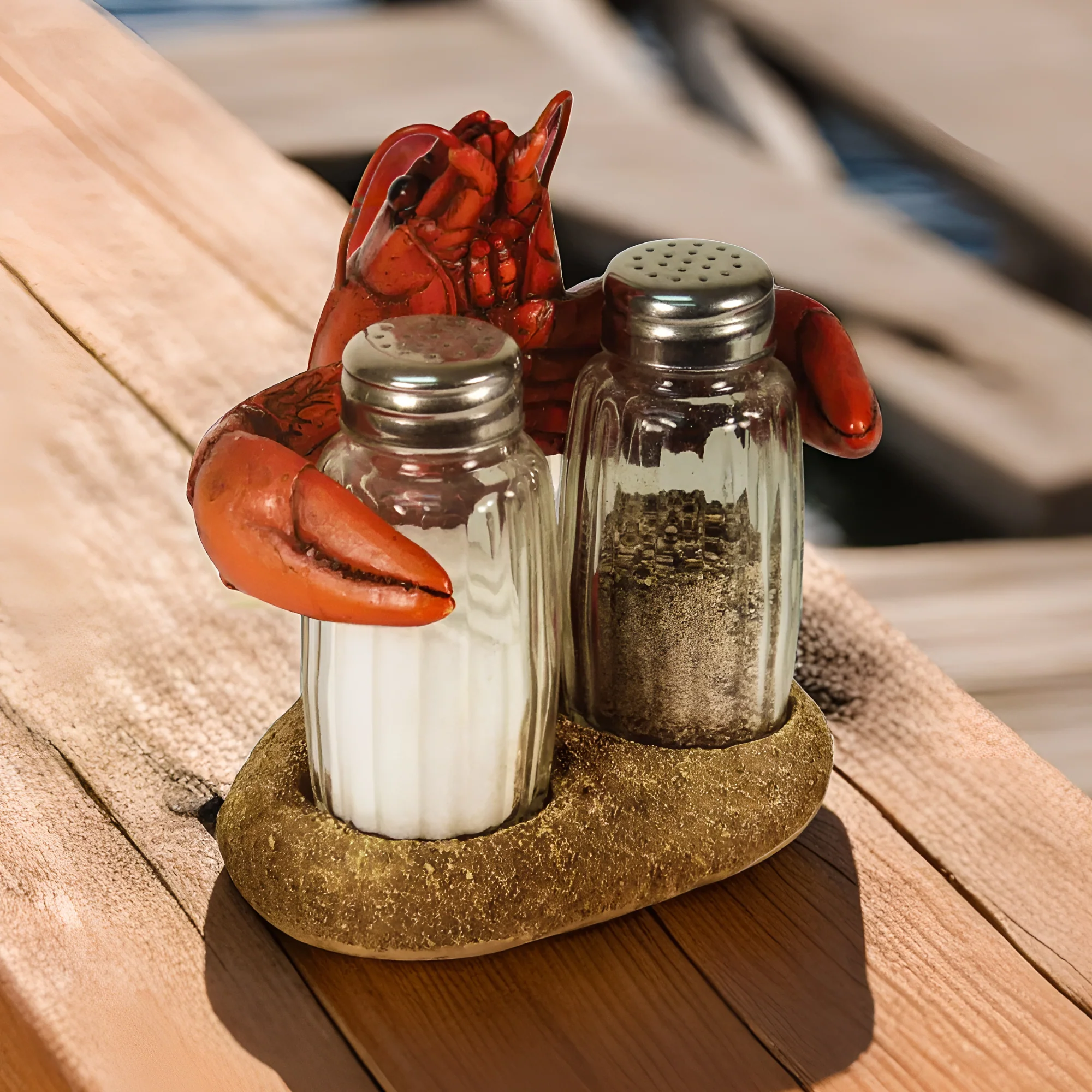 Salt and Pepper Shakers-Crawfish - Image 1