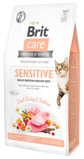 Brit Care Cat Grain Free Sensitive Healthy Digestion & Delicate Taste 7kg - Image 1