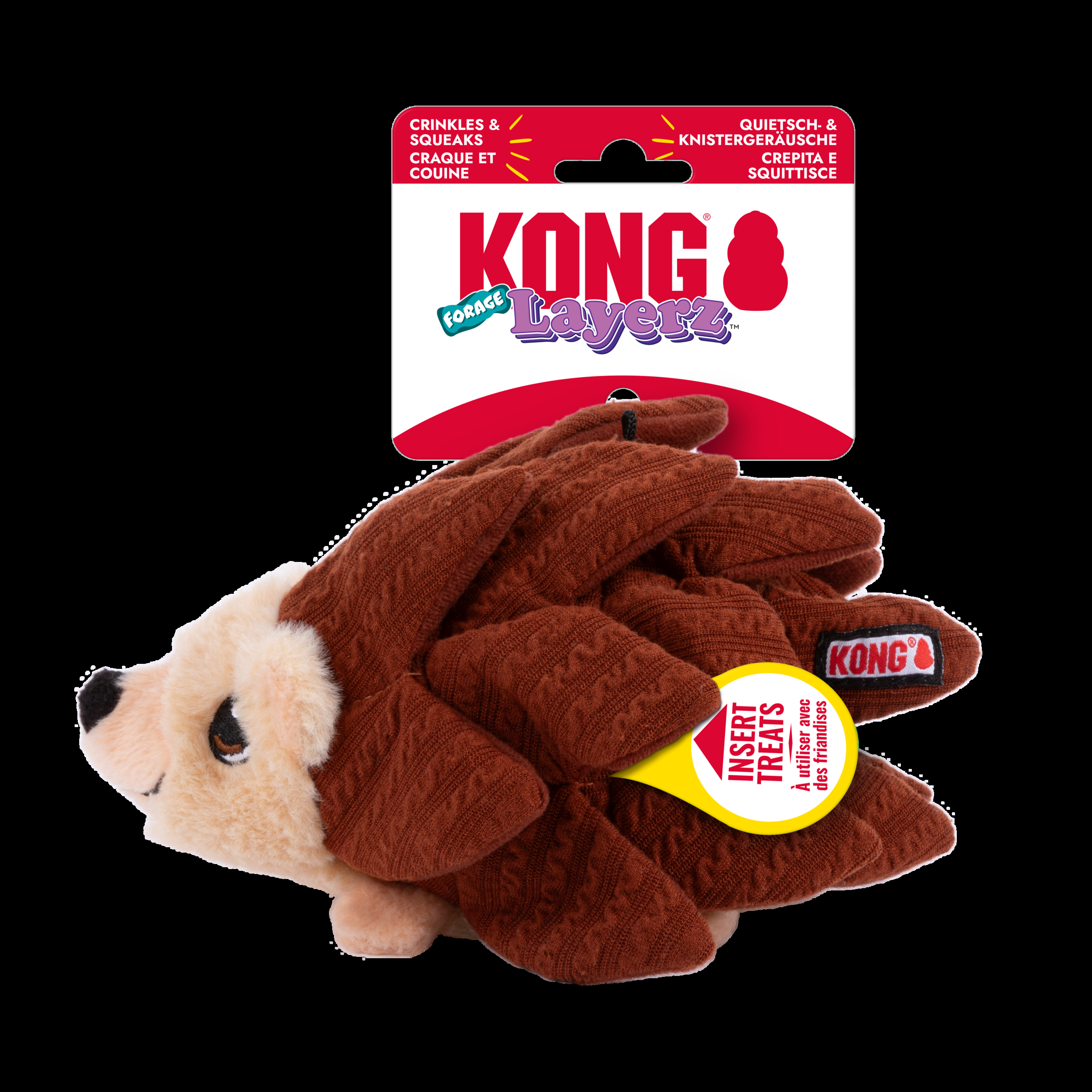 KONG Layerz Forage Hedgehog