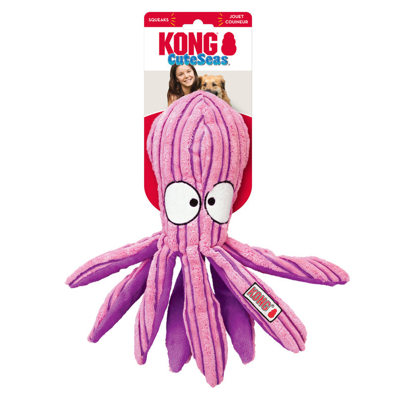 Kong Cuteseas Octopus - Rib velvet with squeaker and crinkle paper - Image 3