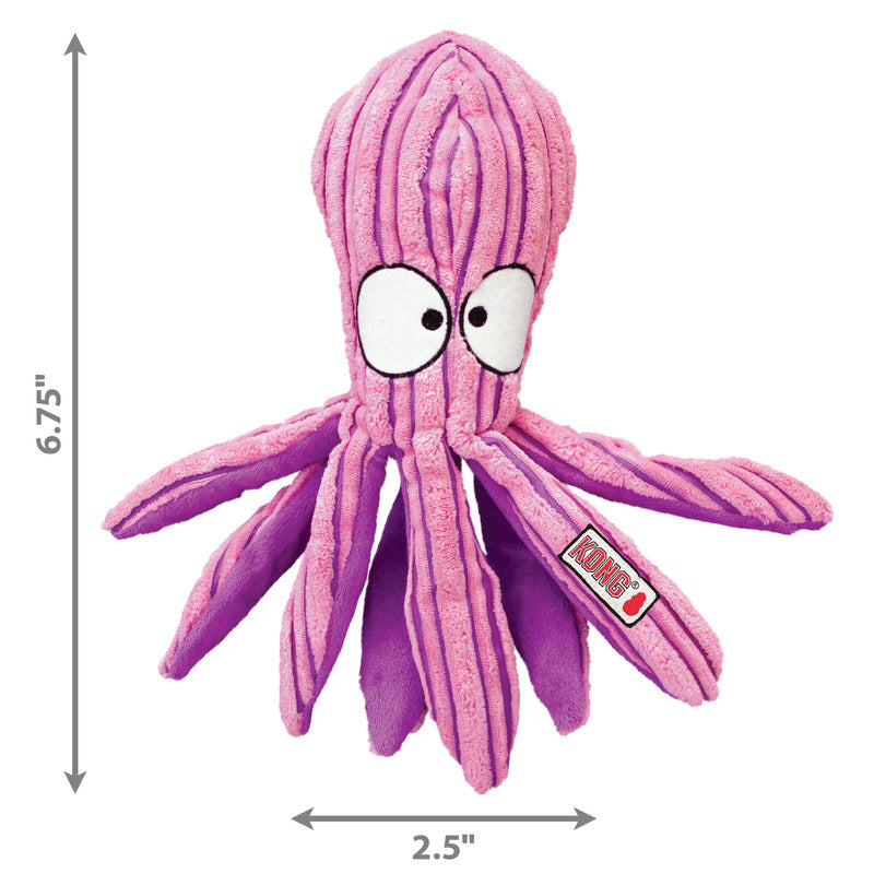 Kong Cuteseas Octopus - Rib velvet with squeaker and crinkle paper - Image 2