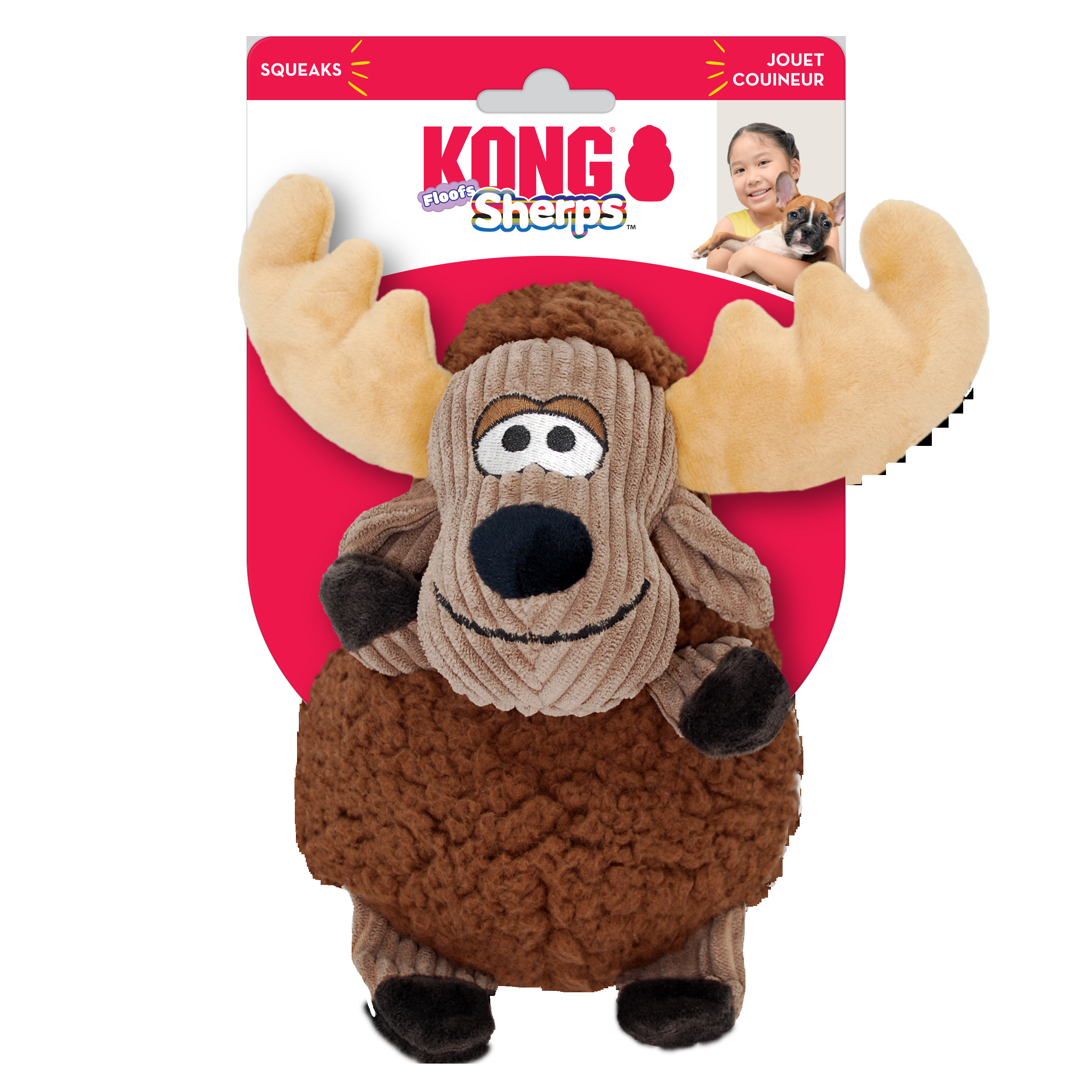 KONG Sherps Floofs Moose Mar - Image 1
