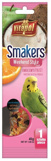 Vitapol Smakers dla papugi falistej - owocowy Weekend Style [3218] - Image 1
