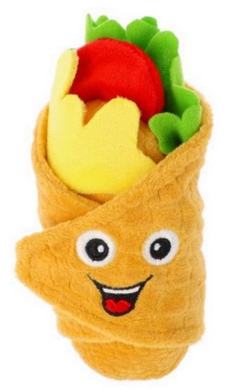 Dingo zabawka dla psa burito 14 cm - tortilla na rzep z piszczałką - Image 1
