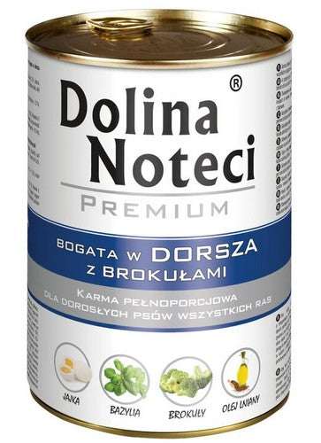 Dolina Noteci Premium Pies Dorsz i brokuły puszka 400g - Image 2
