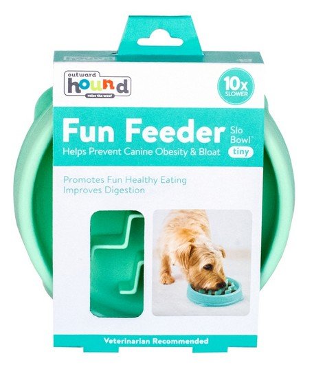 Outward Hound Fun Feeder Tiny (XS) Miska spowalniająca miętowa [67829] - Image 2