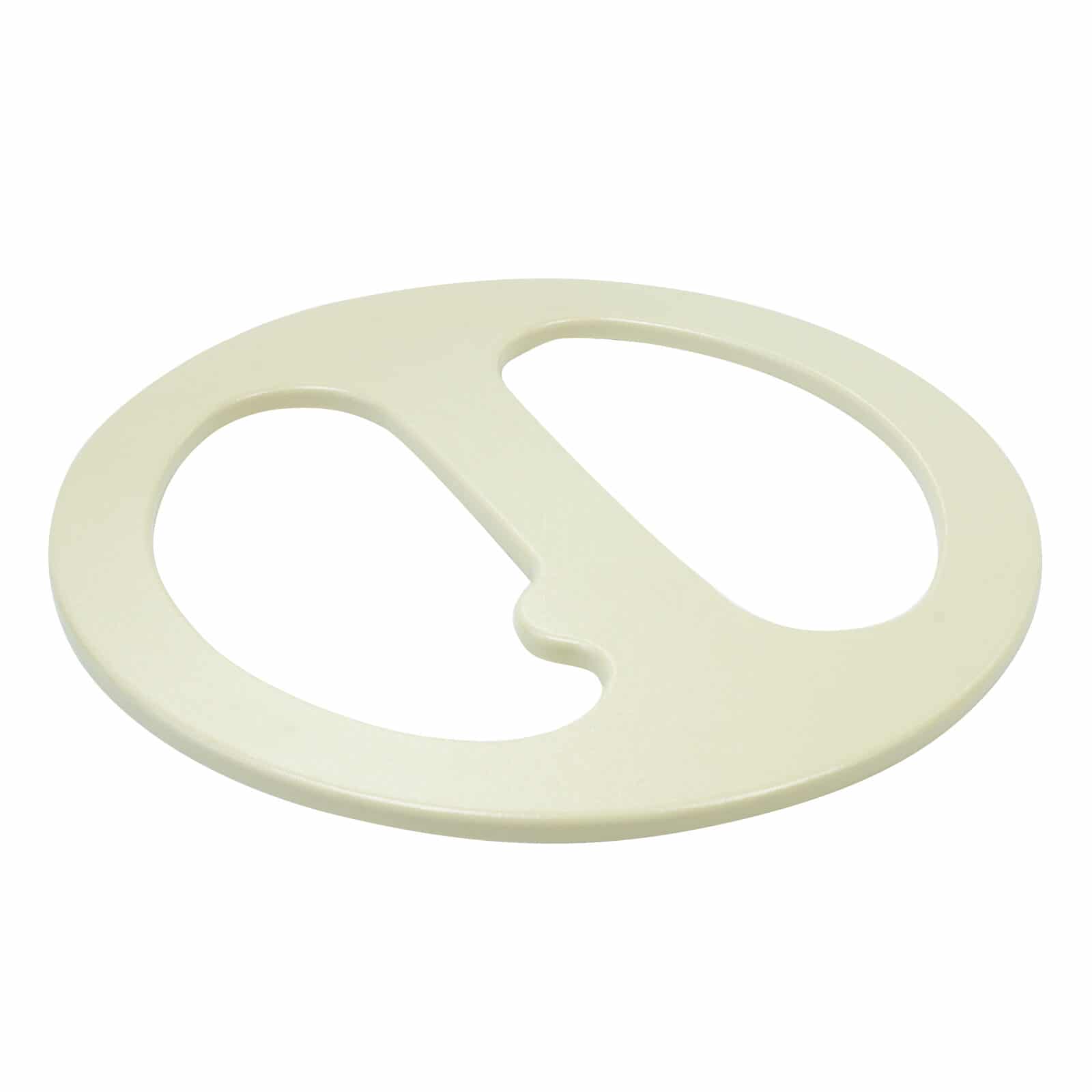 Coiltek 18" Goldstalker Round Fitted White Coil Cover - Image 1