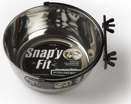 MidWest Snap'y Fit Miska stalowa do klatki 2000ml [SF42] - Image 2