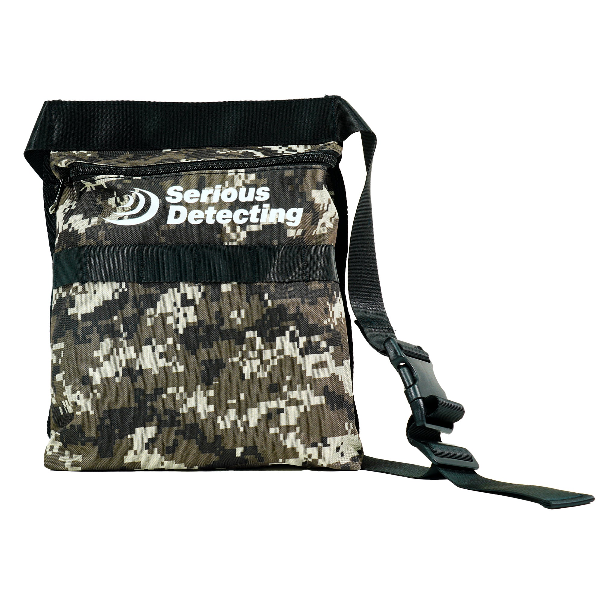 Serious Detecting Camo Bag Metal Detector Finds Bag with 42" Waist Belt - Image 1