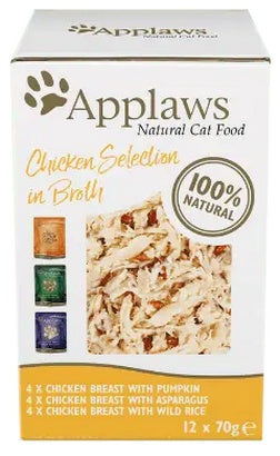 Applaws saszetki dla kota Chicken Selection Multi Pack 12x70g - Image 2