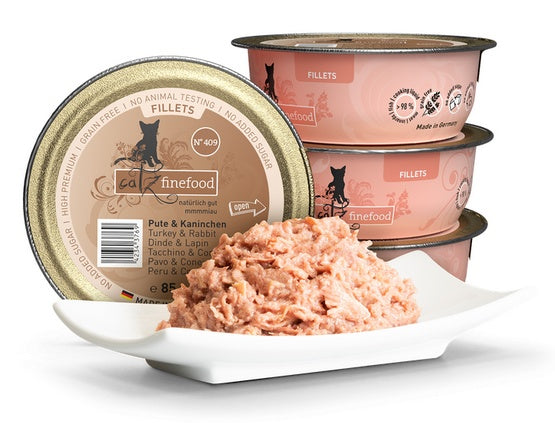 Catz Finefood Filety N.409 Indyk/Królik tacka 85g - Image 2