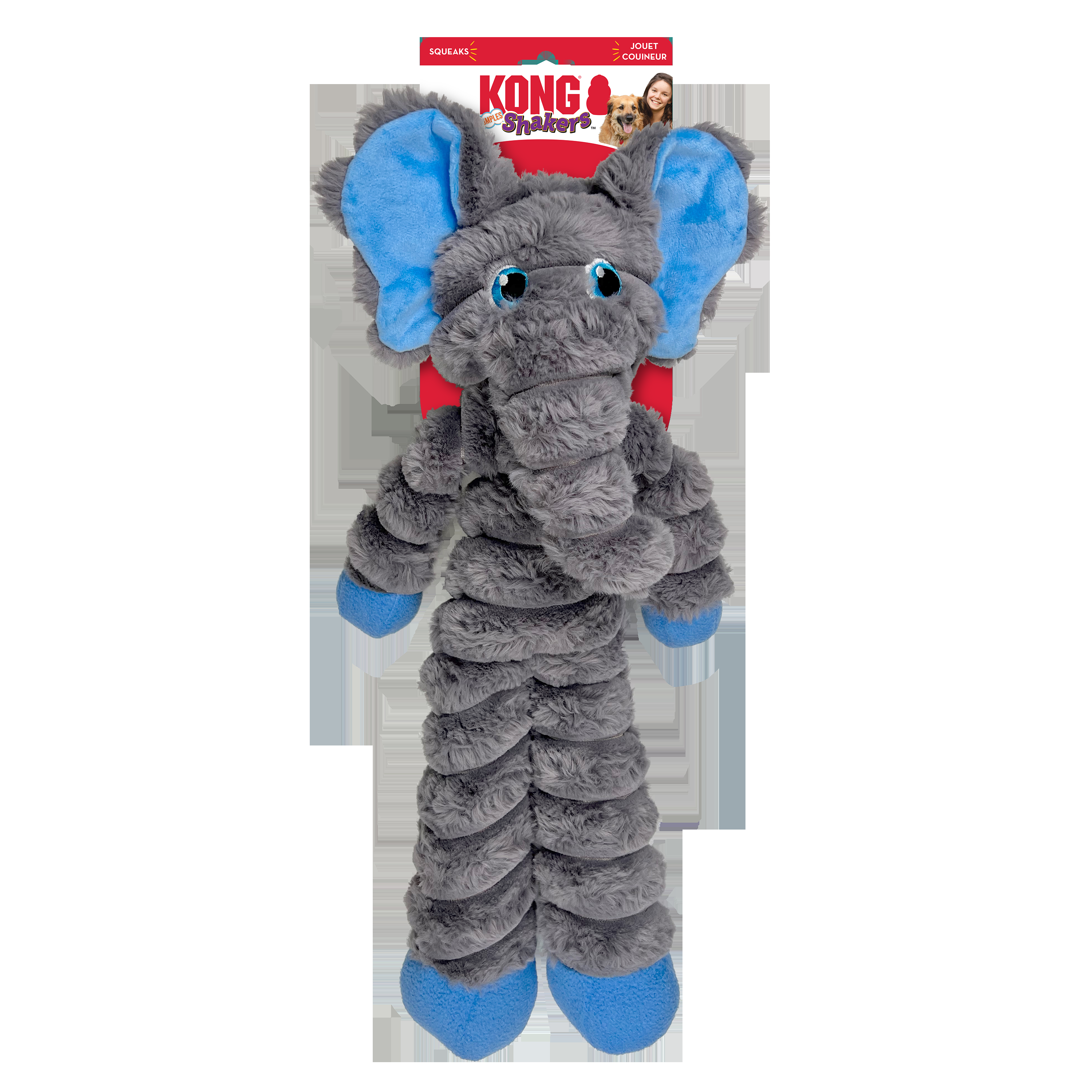 KONG Shakers Crumples Elephant Jan - Image 2