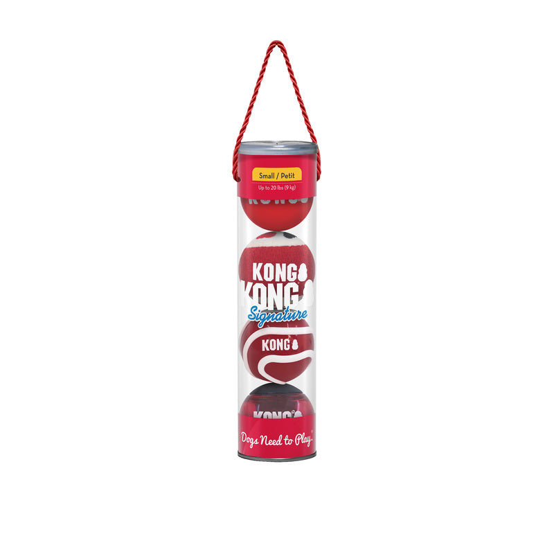 KONG Signature Balls 4-pk Assorted Smm Jan - Image 1