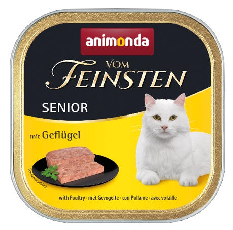 Animonda vom Feinsten Cat Senior z Drobiem tacka 100g - Image 1