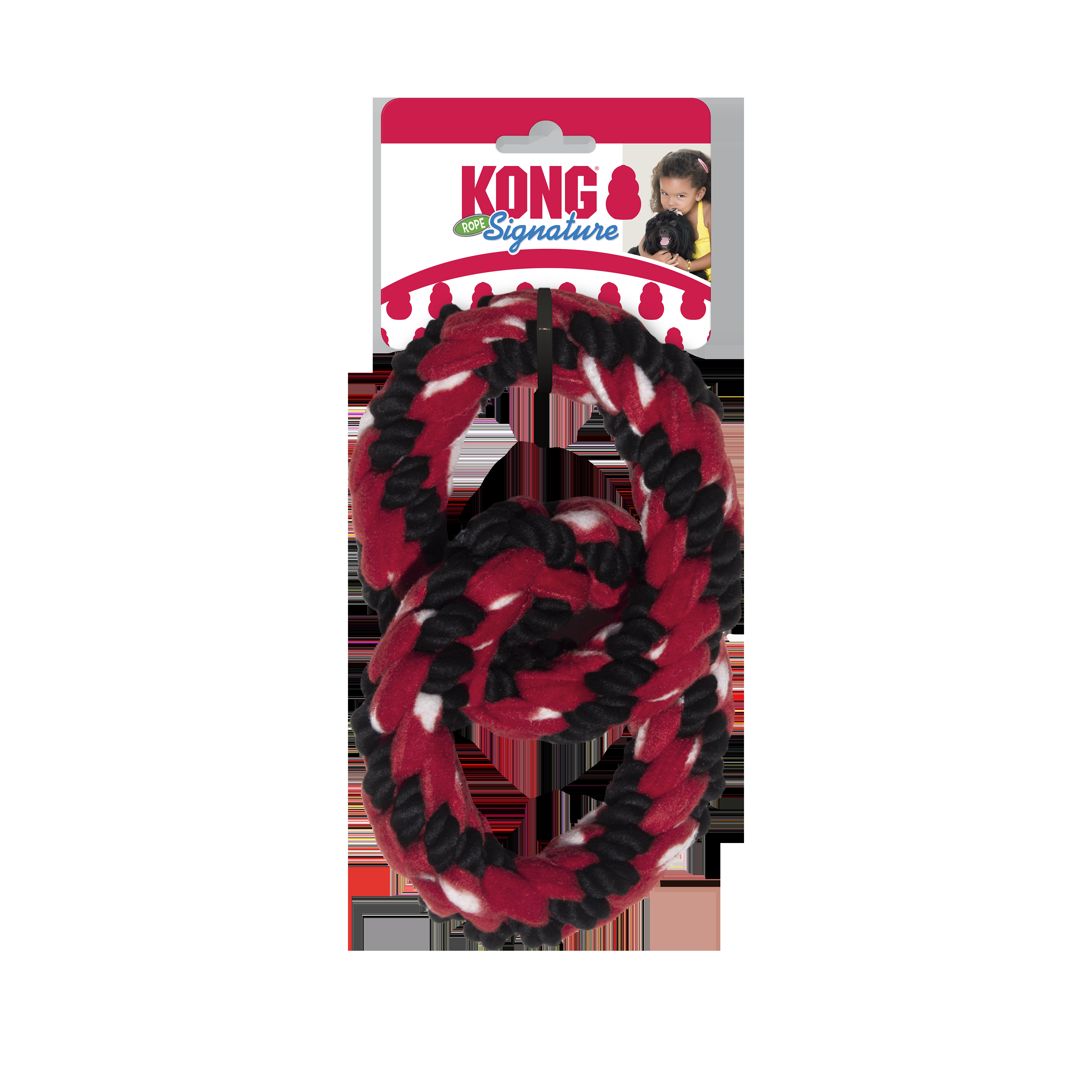 KONG Signature Rope Double Ring Tug - Image 1