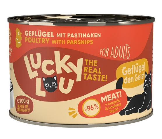 Lucky Lou Lifestage Adult Drób puszka 200g - Image 1