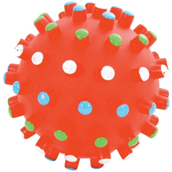 Zolux Zabawka winylowa piłka z wypustkami 9cm [480783] - Image 1
