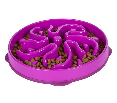 Outward Hound Fun Feeder Miska spowalniająca fioletowa [51003] - Image 1