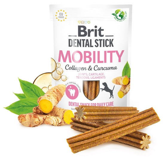 Brit Dental Stick Mobility Collagen & Curcuma 251g - Image 1