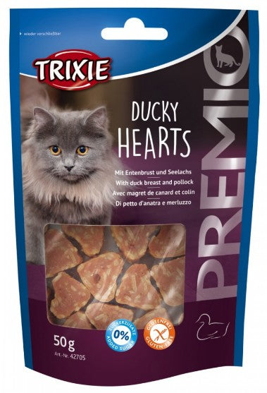 Trixie Premio Ducky Hearts - kacze serca 50g [42705] - Image 1